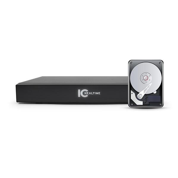 16 CH IP 1U SHELFMOUNT NVR - 2HDD - IP RES UP TO 16MP/30FPS (256MBPS) - 16 PORT EMBEDDED POE SWITCH